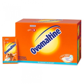 Ovomaltine-Portionen für Milch